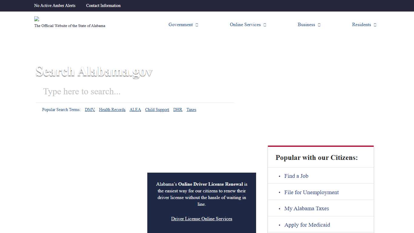 Alabama.gov | The Official Website of the State of Alabama